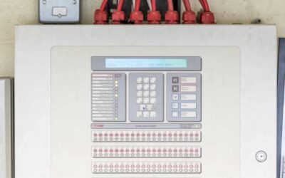 How are commercial fire alarms wired?