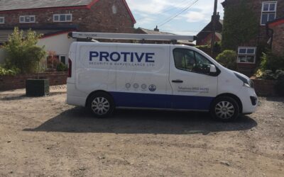IP CCTV system with ANPR installed in Warrington, Cheshire.