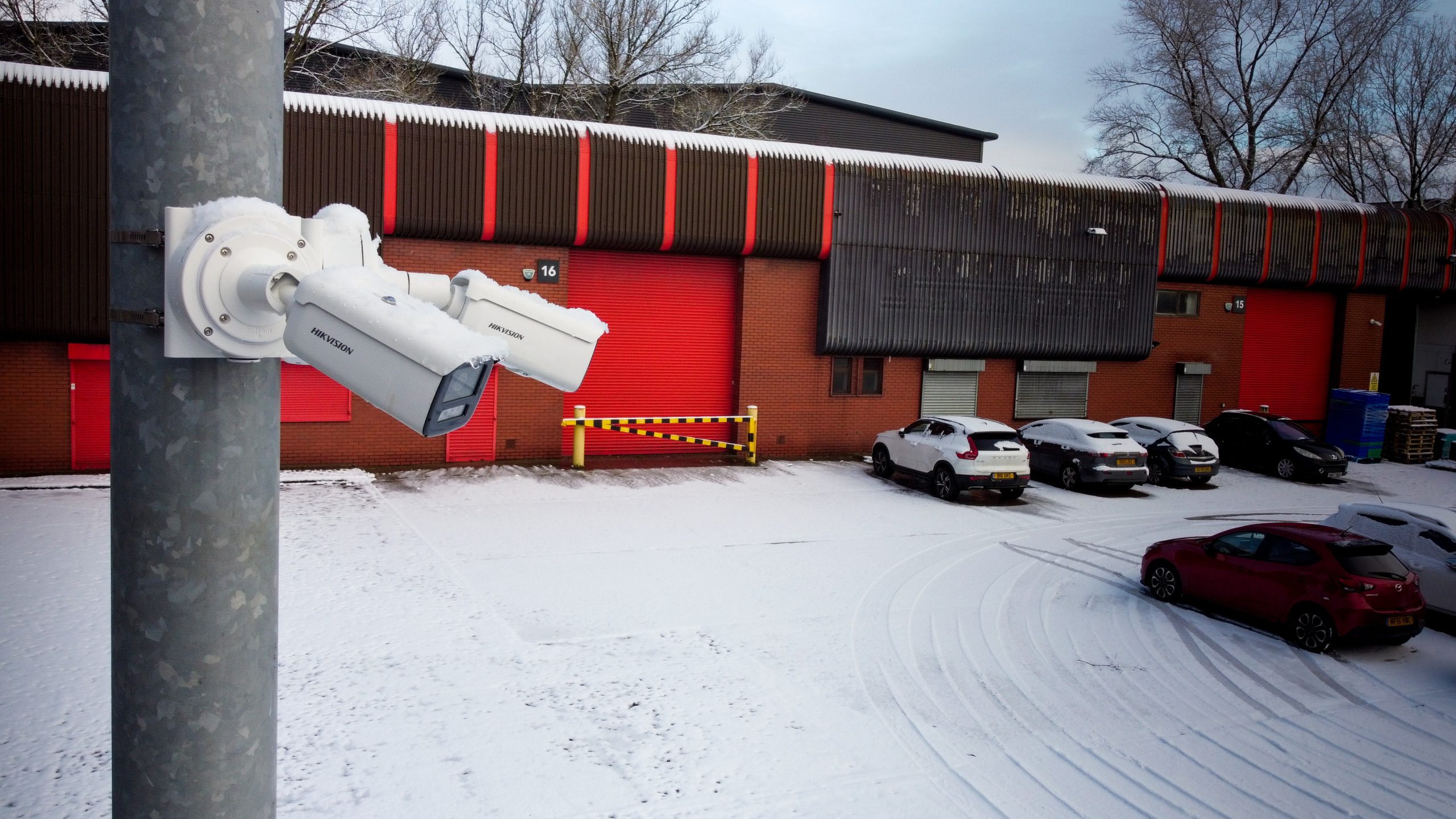 car park with CCTV