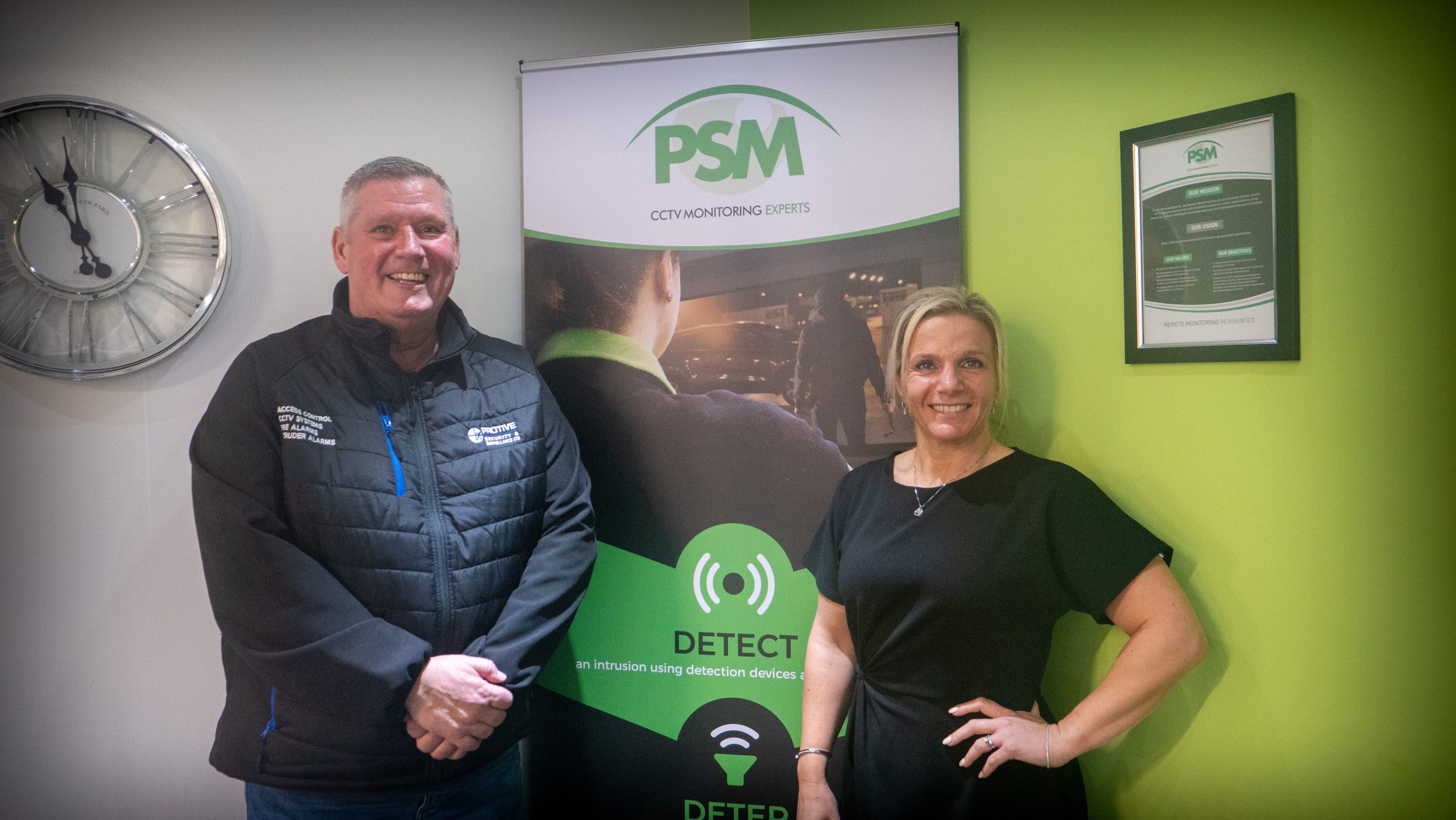 Shaun and woman from PSM
