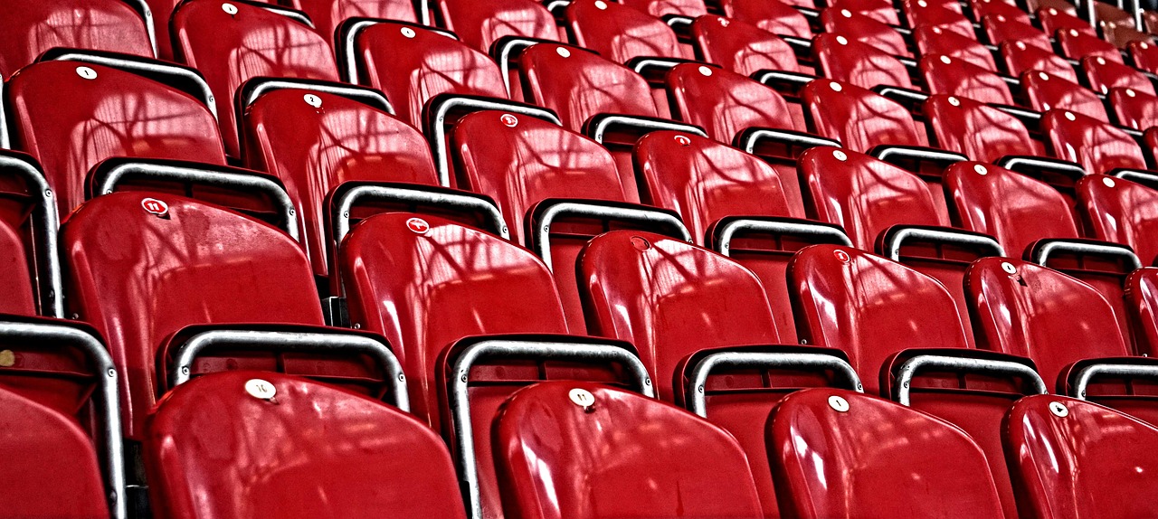 sports stadium grandstand seats